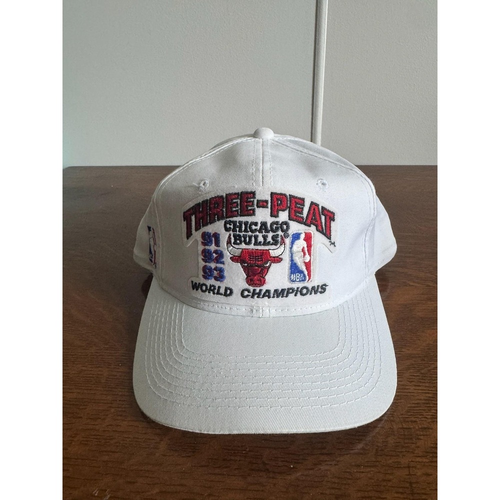 Vintage Chicago Bulls Hat Cap Snap Back One Size NBA Sports Specialties 90s